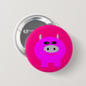 Piggy Pin Ronde Button 5,7 Cm (Voorkant /achterkant)