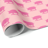 Piggy Pink Cadeaupapier (Rol Hoek)