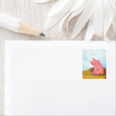 Piggy Pinkles / Return Address Label (Insitu)