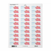 Piggy Pinkles / Return Address Label (Full Sheet)