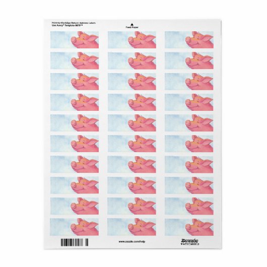Piggy Pinkles / Return Address Label (Full Sheet)