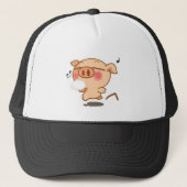 Piggy Pirouettes Trucker Pet (Voorkant)