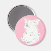 Piggy Porker Fat Pig Magnet (Voorkant / Achterkant)
