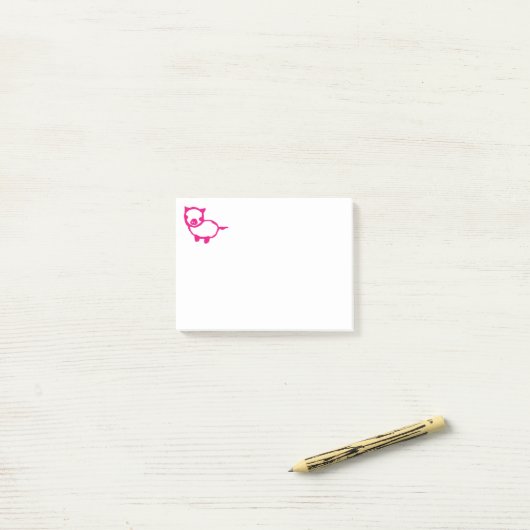 Piggy Post-it Post-it® Notes (Op bureau)