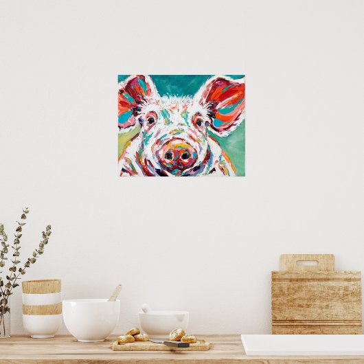 Piggy Poster (Keuken)