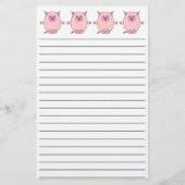 Piggy Power Stationery Briefpapier (Voorkant)