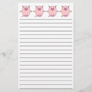 Piggy Power Stationery Briefpapier
