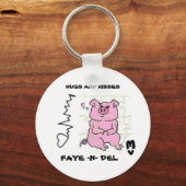 PIGGY PUZZLE sleutelhanger (Voorkant)