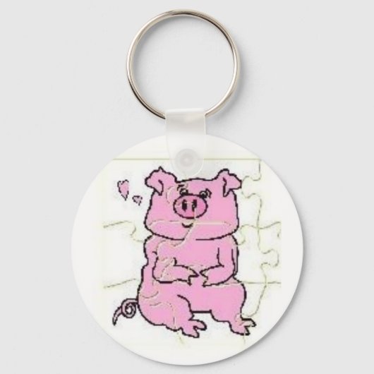 PIGGY PUZZLE SLEUTELHANGER (Voorkant)