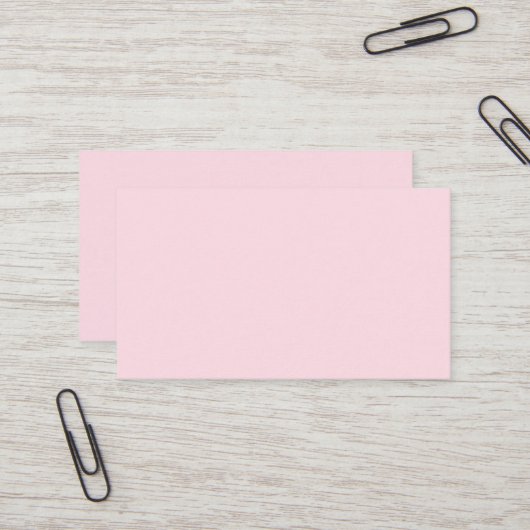 Piggy Roze Visitekaartje (Voorkant / Achterkant in situ)