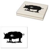 Piggy Rubberstempel (Gestempeld)