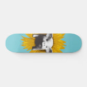 Piggy Sunflower Skateboard (Horizontaal)