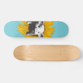 Piggy Sunflower Skateboard (Horizontaal)