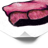 Piggy the Hamicidal Maniac Cartoon Pig Chef Art Perfect Poster (Hoek)