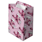 Piggy the Hamicidal Maniac Funny Chef Pig Art Medium Cadeauzakje (Achterkant Gekanteld)