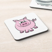 Piggy Throw Bier Onderzetter (Linkerzijde)