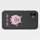 Piggy Throw Case-Mate iPhone Case (Achterkant (horizontaal))