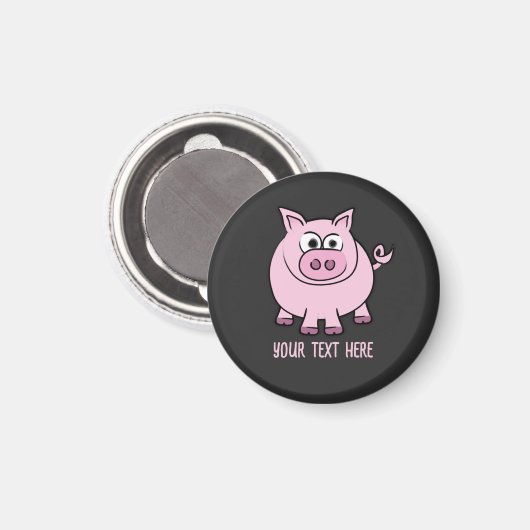 Piggy Throw Magneet (Voorkant / Achterkant)