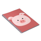 Piggy Verjaardag Kinderen Kunst Notitieboek (Rechterzijde)