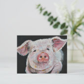 Piggy, Wiggy, Woo. Briefkaart (Staand voorkant)
