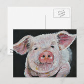 Piggy, Wiggy, Woo. Briefkaart (Voorkant / Achterkant)
