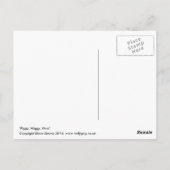 Piggy, Wiggy, Woo. Briefkaart (Achterkant)