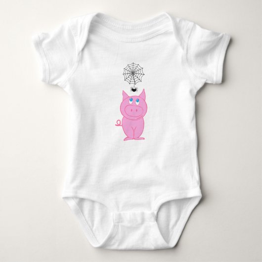 Piggy's Web Baby Tutu Bodysuit (Voorkant)