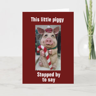 PIGGYS WISHEERT *DE BESTE ZEEDDAG* FEESTDAGEN KAART