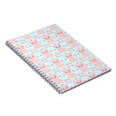 Piglet Blue Patroon (Piglet Blue Patroon) Notitieboek (Rechterzijde)