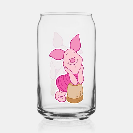 Piglet Can Glass Blikvorm Glas (Voorkant)