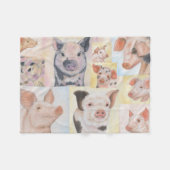 Piglet Collage fleece (Voorkant (Horizontaal))