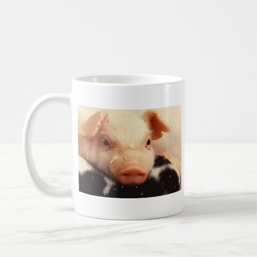 Piglet Face Snout Koffiemok (Links)