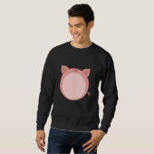Piglet Piglet Piglet Pink Funny Spherical Trui (Voorkant volledig)