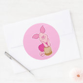 Piglet Ronde Sticker (Envelop)