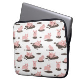 Piglets Electronics Bag Laptop Sleeve (Voorkant Links)