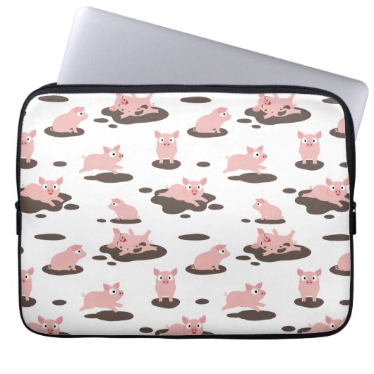Piglets Electronics Bag Laptop Sleeve (Voorkant)