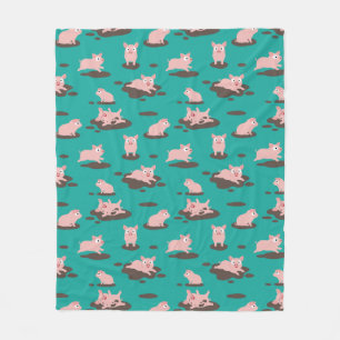 Piglets Fleece Blanket Deken