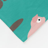 Piglets Fleece Blanket Deken (Hoek)