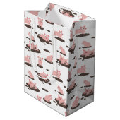 Piglets Medium Gift Bag Medium Cadeauzakje (Achterkant Gekanteld)