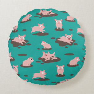 Piglets Round Pillow Rond Kussen