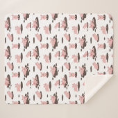 Piglets Sherpa Blanket Deken (Voorkant (horizontaal))