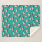 Piglets Sherpa Blanket Deken (Voorkant (horizontaal))