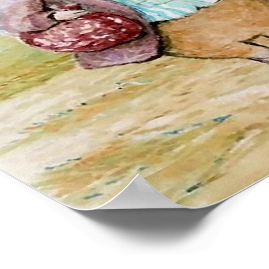 Pigling Bland Going to Market van Beatrix Potter Poster (Hoek)