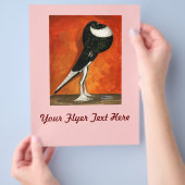 Pigmy Pouter Duif Zwart Piebald Flyer (Hand)