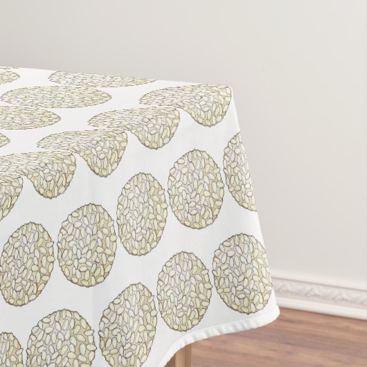 Pignoli Italiaanse bakkerij pine nut koekjes gebak Tafelkleed (Voorbeeld)
