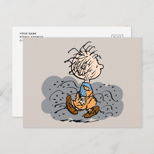 Pigpen Walking Cloud Briefkaart (Voorkant / Achterkant)