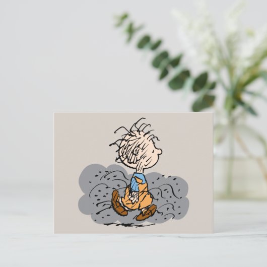 Pigpen Walking Cloud Briefkaart (Staand voorkant)