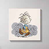 Pigpen Walking Cloud Canvas Afdruk (Voorkant)