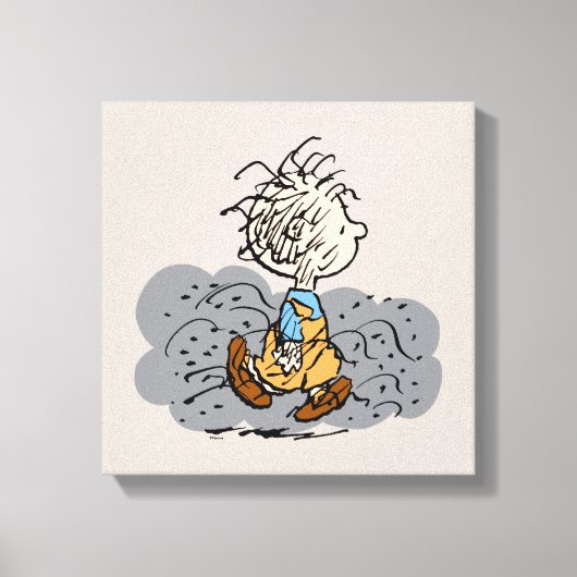 Pigpen Walking Cloud Canvas Afdruk (Voorkant)