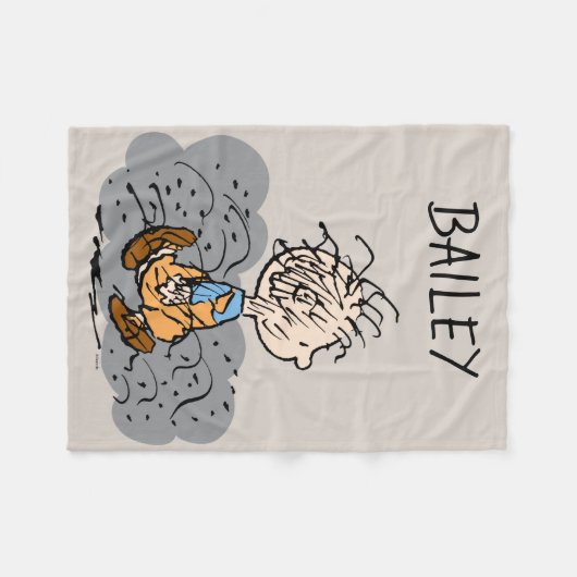 Pigpen Walking Cloud Fleece Deken (Voorkant (Horizontaal))